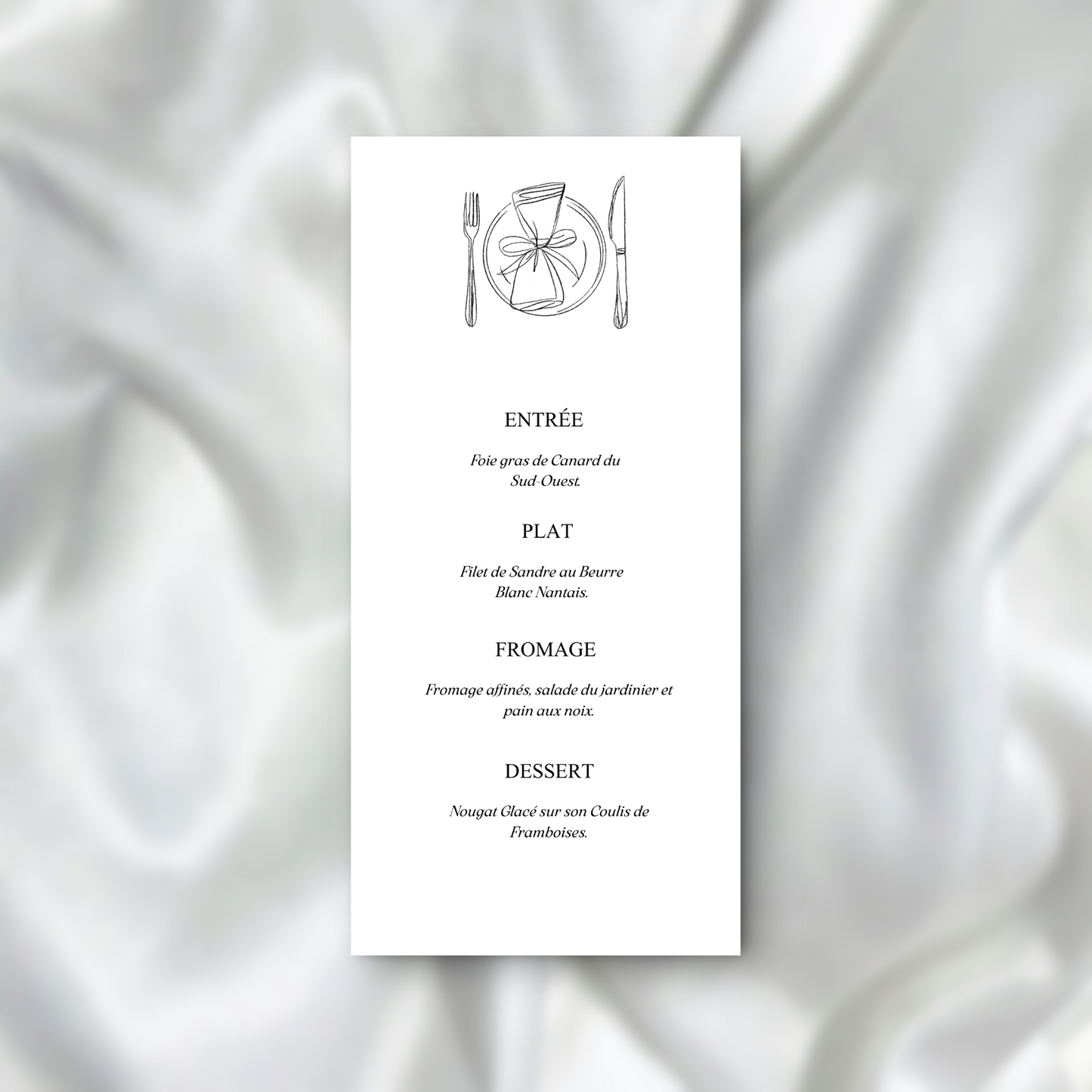 Menu Harmonie Naturelle SEDesigns