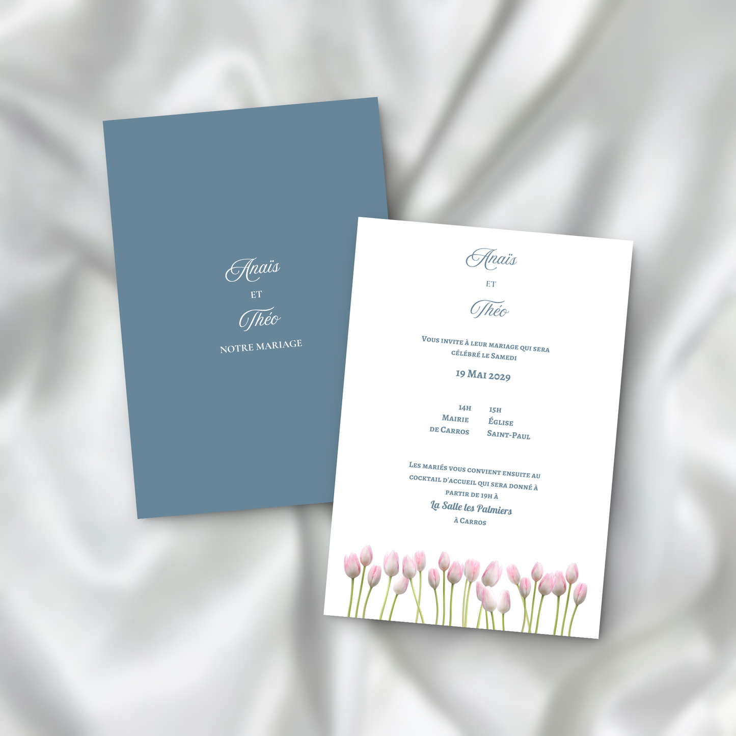 Faire-part de Mariage Élégance Florale SEDesigns