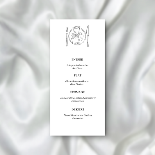 Menu Harmonie Naturelle SEDesigns