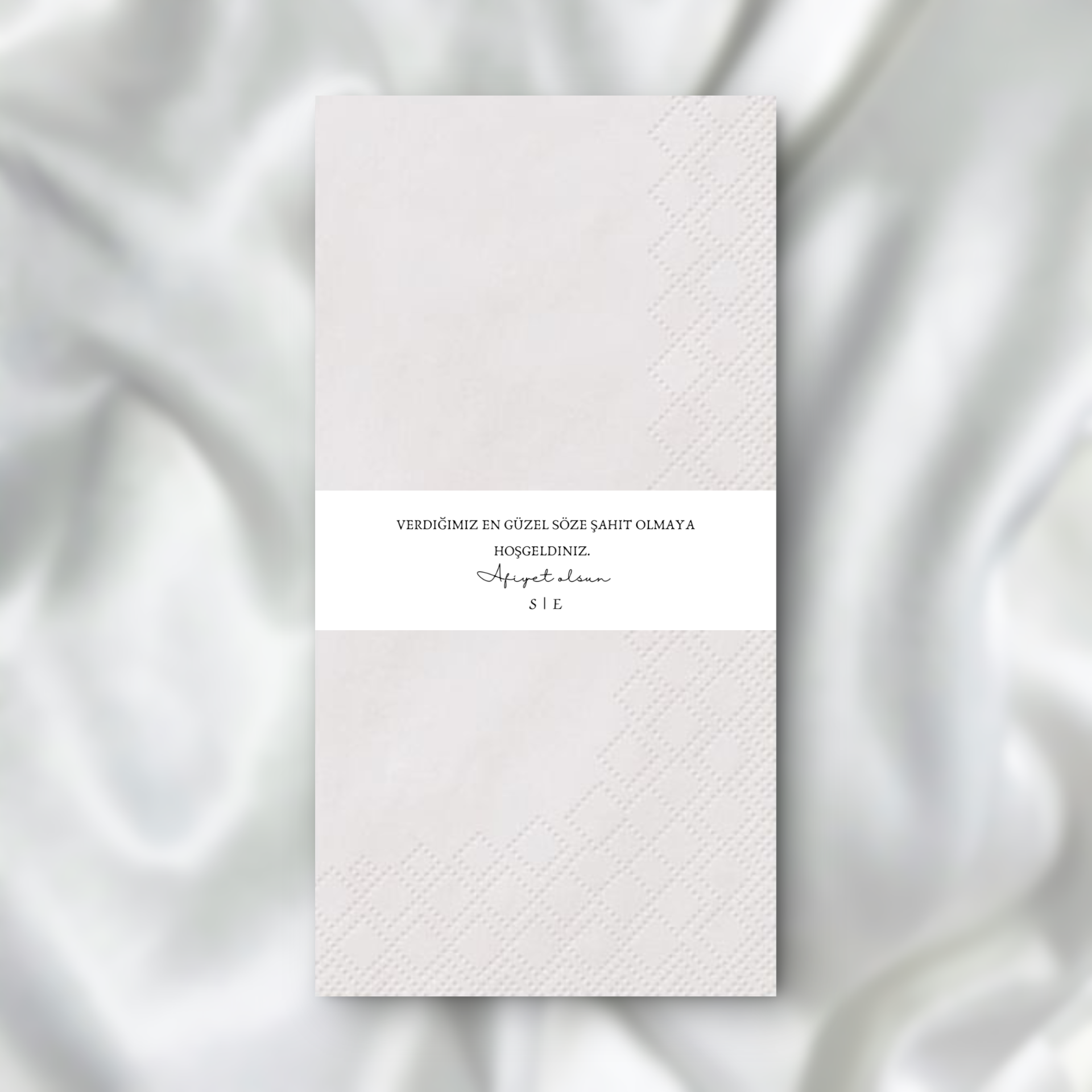 Rond de serviette en papier TR SEDesigns