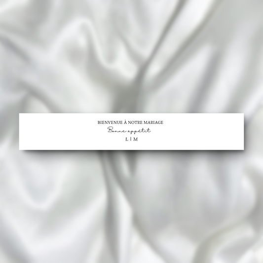 Rond de serviette en papier FR SEDesigns