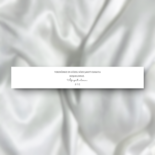 Rond de serviette en papier TR SEDesigns